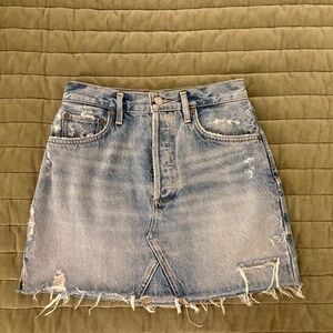 Agolde Denim Mini Skirt